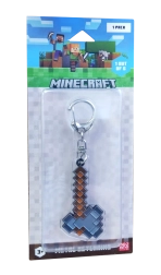 Minecraft kovový prívesok