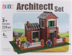 Stavebnica Domček so Záhradkou Plast