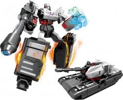 Autorobot Tank King čierny 19 cm