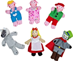 Prstoví maňušíkovia rozprávkové postavičky Bigjigs Toys
