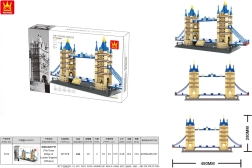 Stavebnica Budovy TOWER BRIDGE 1054 dielikov