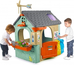 detský eko domček Feber Recycle Eco s triedením odpadu a zelenou energiou