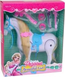 Interaktívny kôň s hrebeňom a hudbou