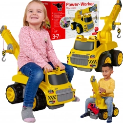 BIG Power Worker odrážadlo maxi žeriav s navijakom