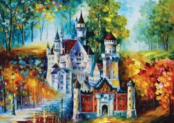 Puzzle Zámok Neuschwanstein 1500 dielikov