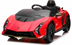Detské elektrické auto Lamborghini Invencible 12V červené