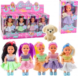 Mini bábika v Šatôčkach so Psíkom