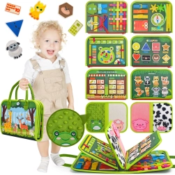 2Kids Toys senzorická busy kniha zvieratká