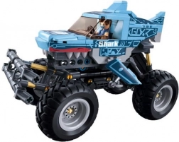 Sluban Power Bricks Natahovací Off-road Modrý Žralok