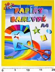 Farebné papiere krieda A4