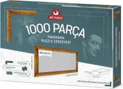 Rám na puzzle 96x34cm zlatý