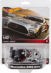 Replika závodného auta Mercedes Hot Wheels 1:43