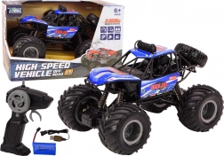 RC terénne auto 1:8 modré tlmiče