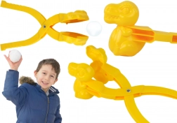 Snehový tvorca – dinosauří výrobník snehových gúľ, žltý