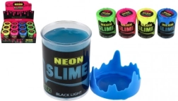 Neónový sliz 160 g, svietiaci pod UV/black light, 4 farby