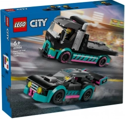 Lego City pretekárske auto a odťahový transportér