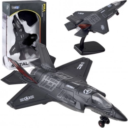 Kovový vojenský lietadlový model F-25 so zvukmi a svetlami – Cy