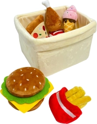 Magic Baby rýchle občerstvenie v košíku – plyšová sada hračiek