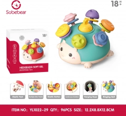 Multifunkčná senzorická hračka ježko pre najmenších