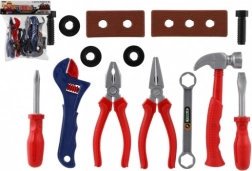 Detská sada plastového náradia v sáčku, 2 farby (21 × 24 × 5 cm)