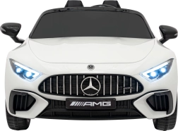 Detské elektrické auto Mercedes-Benz AMG SL63 – Biela