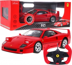 Rastar Ferrari F40 auto na diaľkové ovládanie 1:14, červené