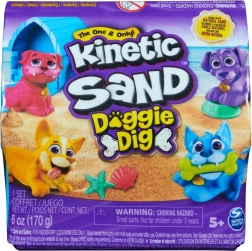 Kinetic Sand Mini set Šteniatko – kreatívny piesok s prekvapením