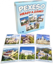pexeso hrady a zámky v krabičke