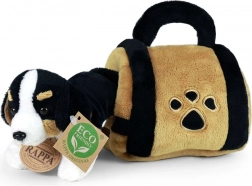 Plyšový bernský salašnícky pes v prepravke 15 cm eco‑friendly