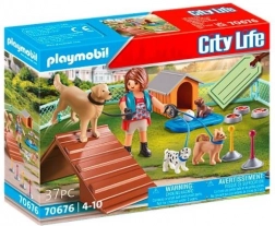 darčeková sada PLAYMOBIL City Life trénerka psov