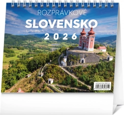 Stolový kalendár Rozprávkové Slovensko 2026