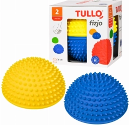Sada senzorických polgúľ 2 ks žlto‑modré