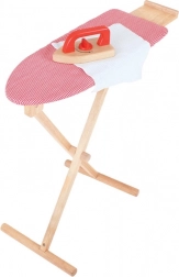 Drevená žehliaca doska a žehlička pre deti