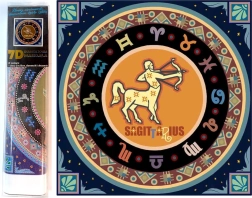 Kreatívna sada pre diamantové maľovanie 7D Znamenie zverokruhu: Strelec 30x30 cm