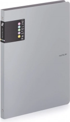 Krúžkový zakladač A4 PASTELINI sivý