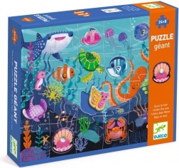 Djeco puzzle Tactilo more 24 + 8 dielikov
