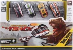 Vystreľovacia dráha s dinom a autami