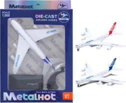 Kovový model lietadla Airliner MetalHot 1:860 so spätným natiahnutím