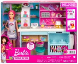 Barbie cukráreň – herný set s bábikou