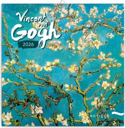 Poznámkový kalendár Vincent van Gogh 2026