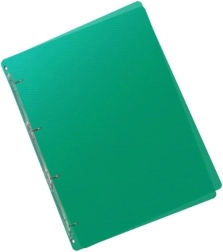 Pořadač z polypropylénu A5 so 4 krúžkami Lines zelený