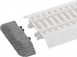 Roco Line koncová záslepka podložia H0, 6 ks