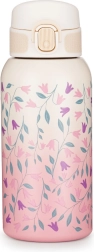 Petite&Mars nerezová termofľaša s náustkom 500 ml Delicate flowers