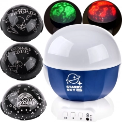 Projektor hviezdnej oblohy s motívmi Dinosaurov a Halloween