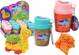 Squishy Oranžové Polystyrénové Guličky v Kalíšku