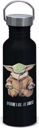 Hliníková fľaša s motívom Grogu z Mandaloriana