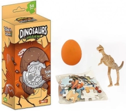 Puzzle 30 dielikov dinosaurus a vajce s kostrou