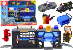 Rozkladacia policajná stanica so svetlami a zvukmi