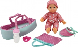 Mäkké bábätko s prenosnou taškou 30 cm
