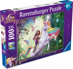 Puzzle XXL 100 dielikov – UNICORN ACADEMY (Akadémia jednorožcov) od Ravensburger